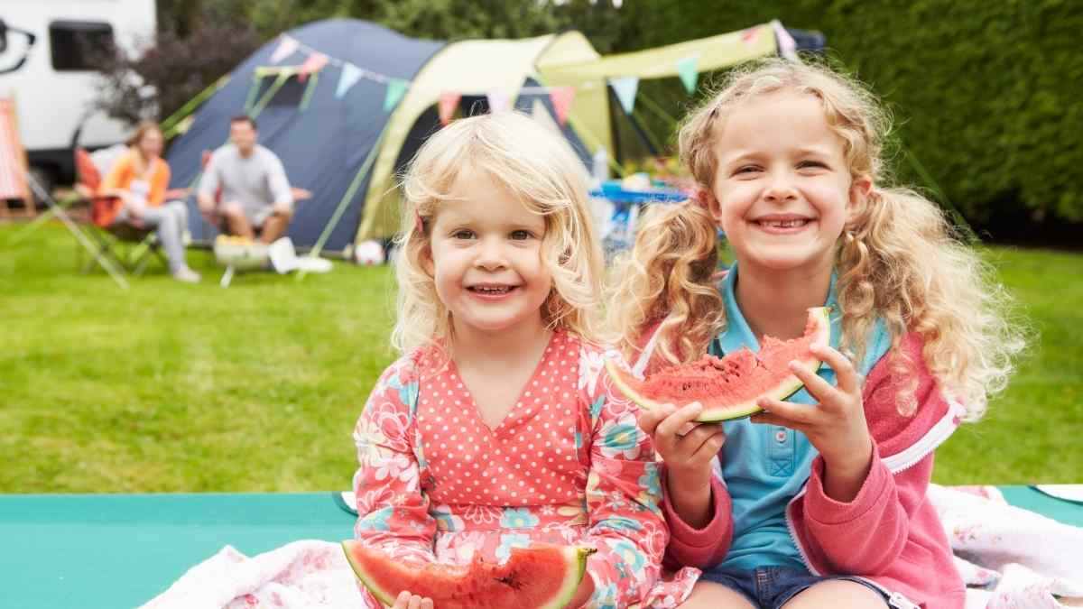 Acampamento de verão para crianças
