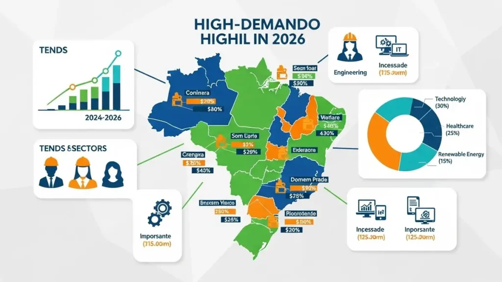 Carreiras em alta no Brasil em 2026
