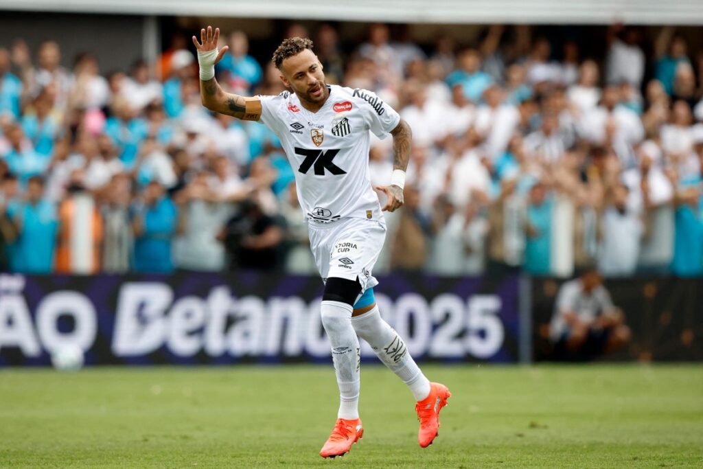 Neymar marca em despedida e Santos vence o Bragantino